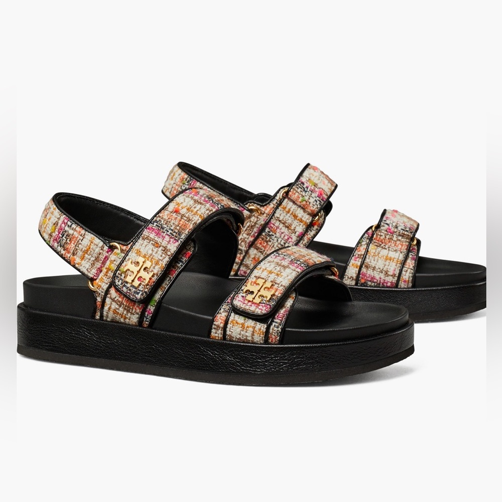 Tory Burch Sport Sandal worn twice in excellent condition. Size 8. Dust bag.